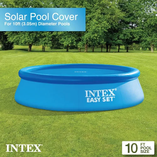 Miniatura 2 de Intex Cubierta solar para piscinas de 9.5 pies de diámetro de fácil colocación y estructura