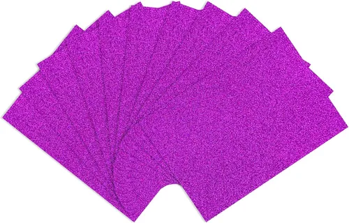 Miniatura 8 de Sonjade Papel de cartulina con purpurina, papeles con purpurina que no se desprende, cartulina para proyectos de manualidades y bricolaje, papel