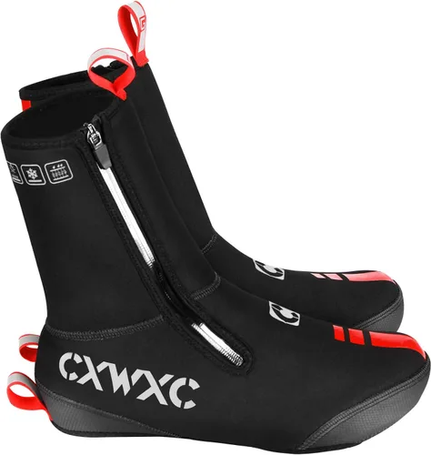 Miniatura 6 de CXWXC Cycling Shoe Covers Neoprene Waterproof,Winter Thermal Warm Full Bicycle Overshoes for Men Women,Road Mountain Bike Booties