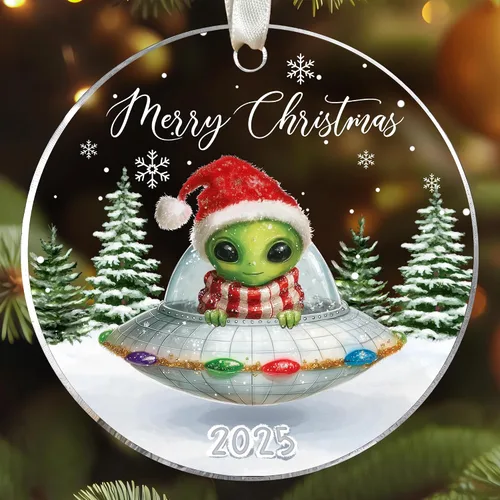 Miniatura 26 de KatAndNat Adorno de Amor ASL - Adornos de Navidad ASL 2025, Adornos de Lenguaje de Señas para Árbol - Recuerdo de Lenguaje de Señas Manual