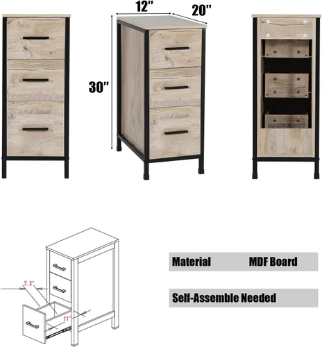 Miniatura 6 de eclife Combo de Tocador de Baño de 36" con Lavabo, Gabinete Moderno de Soporte de Metal con Estante Inferior y Gabinete Lateral de Almacenamiento