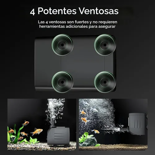 Miniatura 5 de GROWNEER Bomba sumergible de 550GPH, bomba de agua de fuente de 30W, 2000L/H, con 7.2 pies de elevación, 3 boquillas para acuario, pecera, estanque
