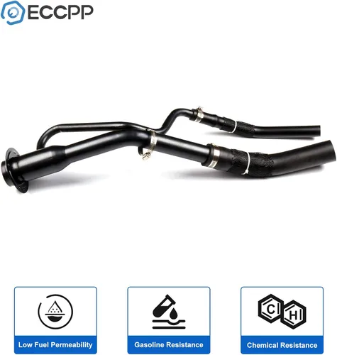 Miniatura 3 de ECCPP Tubo de cuello de llenado de tanque de combustible F85Z9034TA Tubo de tanque de combustible apto para 1997-1998 para Ford para F-150 1997-1998