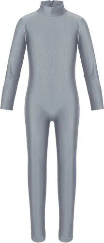 Miniatura 28 de Body de manga larga para niños y niñas, con cuello alto, cuerpo completo, leotardo de gimnasia