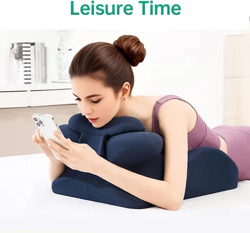 Miniatura 4 de MOONYOOY Almohada ergonómica de espuma viscoelástica para dormir, reflujo ácido y alivio de la ERGE, almohada de apoyo de cama elevada para dolor