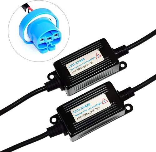 Miniatura 7 de SOCAL-LED LIGHTING H13 9008 Decodificador LED mejorado fuerte Canbus código de error Cancelador de advertencia Adaptador de relé antiparpadeo