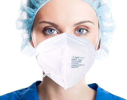 Miniatura 5 de Lyka Distribution KN95 Face Masks - 50 Pack - 5 Layer Protection Breathable KN95 Face Mask with Comfortable Elastic Ear Loop Blanco