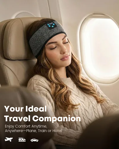 Miniatura 4 de Audífonos para Dormir con Diadema Bluetooth, Audífonos para Dormir con Diadema Deportiva, Audífonos para Dormir de Larga Duración con Altavoces