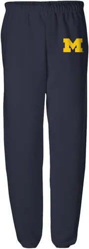 Pantalones deportivos unisex universitarios oficiales de la NCAA para hombres y mujeres, logotipo primario de la colección de colores del equipo