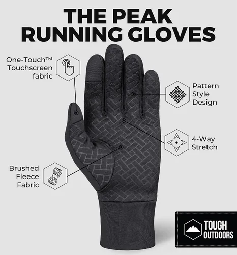 Miniatura 10 de Guantes de exteriores para pantalla táctil Guantes térmicos diseñados para correr, esquí, snowboard, ciclismo y enviar mensajes Mezcla de 90% nailon