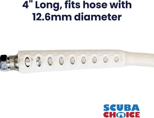 Miniatura 3 de Scuba Diving 4" Long Vented Regulator Hose Protector – Soft Silicone Mouthpiece Design to Reduce Jaw Fatigue, Comfortable and Durable, Fits Most