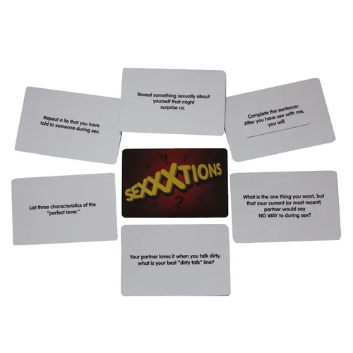 Miniatura 6 de SEXXXtions: emocionante juego para fiestas de adultos que convierte a las TMI en algo mucho más divertido. Por Hot Toys.