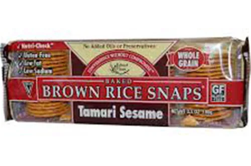 Miniatura 14 de Edward & Sons Snaps de arroz integral de cebolla tostada orgánica, horneado al horno, grano entero, sin gluten, bajo en sodio, bajo en grasa