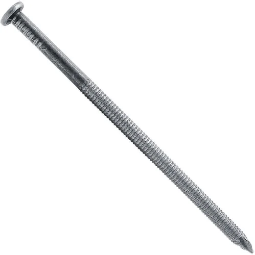 Miniatura 8 de 1/4" x 5" (40d) Tempered Ring Shank Pole Barn Nails - Use for landscaping timbers, railroad ties, pole barns and load bearing structures. 5 Pound