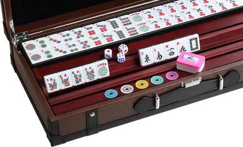 Miniatura 5 de 166 American Western Mahjong Set Maleta Edición Limitada Embedded Masterpiece Fondo en Maleta de Cuero El Grito