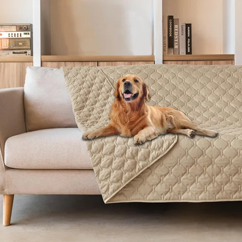 Miniatura 64 de gogobunny Manta 100% Impermeable de Doble Cara para Perros, Cubierta Suave para Cama de Mascotas, Reversible, Protege Muebles, Sillón, Sofá, Coche