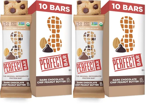 Miniatura 25 de Perfect Bar - Barra de proteínas con crujiente de frutas, frutos rojos mixtos y mantequilla de nueces, snack de proteínas, sin gluten, sin soya, sin