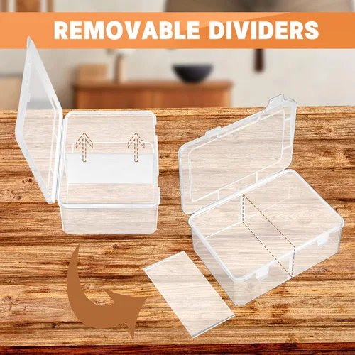 Miniatura 5 de Vicenpal Caja de almacenamiento de 300 tarjetas compatible con Mtg TCG, caja de almacenamiento de tarjetas coleccionables de plástico transparente
