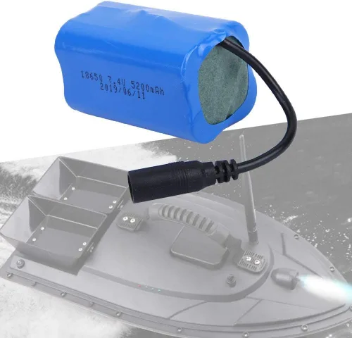 Miniatura 3 de Dilwe Batería de barco RC, batería de actualización de barco RC compatible con Flytec 2011-5 barco de cebo de pesca al aire libre