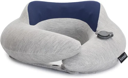 Miniatura 22 de Keemall Almohada de Cuello de Coche Inflable, Almohada de Reposacabezas de Coche Inflable Suave para Asiento de Conducción con Correa Ajustable
