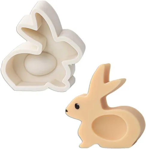 Miniatura 5 de Molde de silicona Freshie para automóvil con forma de gato pequeño jugando con amor para hacer jabón con cuentas aromáticas para automóvil, Love Cat