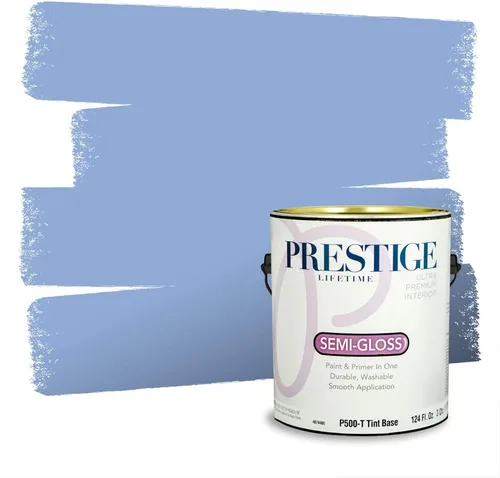 Miniatura 1109 de Pintura Exterior + imprimación PRESTIGE, todo-en-uno, 1 galón, acabado mate, color comparable al Valspar* Royal Gray* VS151-Gris real