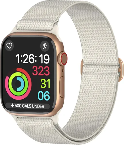 Miniatura 7 de Correas de nailon para Apple Watch unisex – iWatch 1/2/3/4/5/6/7/8/9/SE/Ultra 2 correas para 1.496 in/1.575 in/1.614 in/1.654 in/1.732 in/1.772