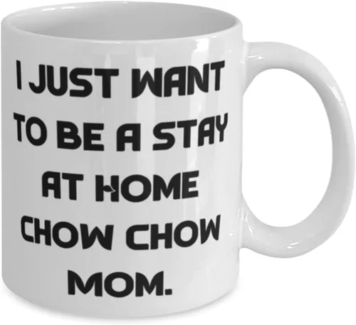 Miniatura 2 de I Just Want to Be a Stay at Home Chow Chow Mom. Chow Chow Dog 11oz 15oz Mug, Useful Chow Chow Dog Gifts, Cup For Pet Lovers, Birthdaygift ideas