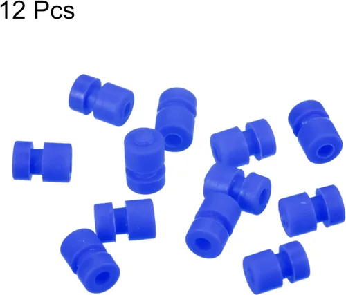 Miniatura 3 de MECCANIXITY Bolas de goma antivibración RC para control remoto F4 F7 controlador de vuelo M2x6.0.236 in bolas de absorción de impactos (azul)