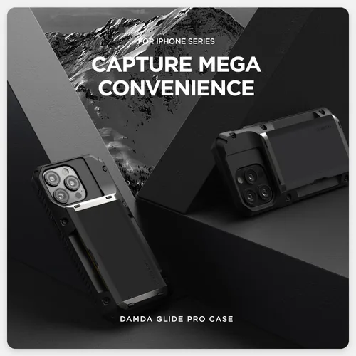 Miniatura 6 de VRS DESIGN Damda Glide Pro - Funda para iPhone 13 Pro, resistente funda semiautomática [4 tarjetas] con soporte para ranura para tarjetas compatible
