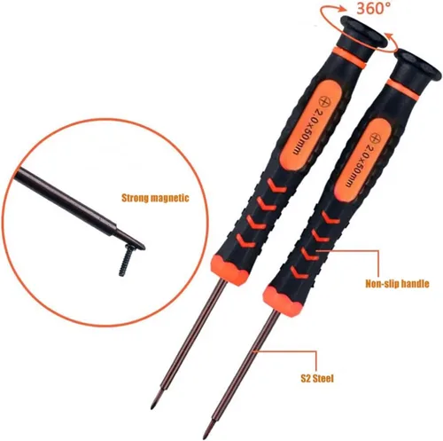 Miniatura 4 de Kit de herramientas de reparación de limpieza para PS5 PS4 PS3, UYXiNONE T6 T8 con destornillador cruzado 2.0/4.0 para Xbox One/Series X, y también