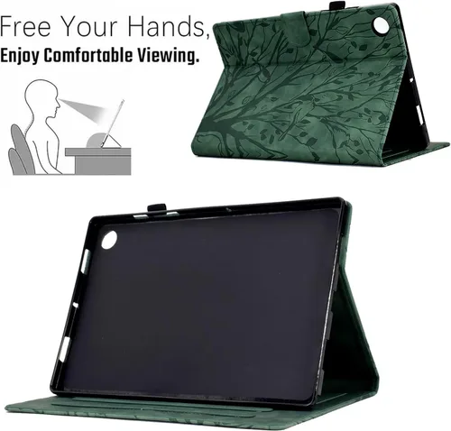 Miniatura 4 de Funda para Samsung Galaxy Tab A8 de 10.5 pulgadas modelo 2022 (SM-X200/X205/X207), función de encendido y apagado automático, cubierta plegable