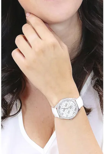 Miniatura 5 de Guess Watches Señoras Sugar Reloj de cuarzo analógico para mujer con pulsera de cuero GW0098L1