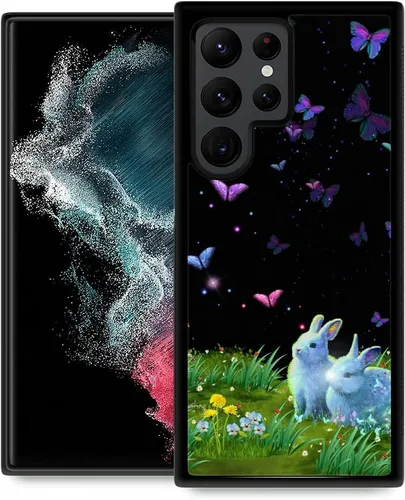 Miniatura 27 de ZHEGAILIAN Funda compatible con Samsung Galaxy S22 Ultra, antideslizante, de poliuretano termoplástico suave, a prueba de golpes, compatible
