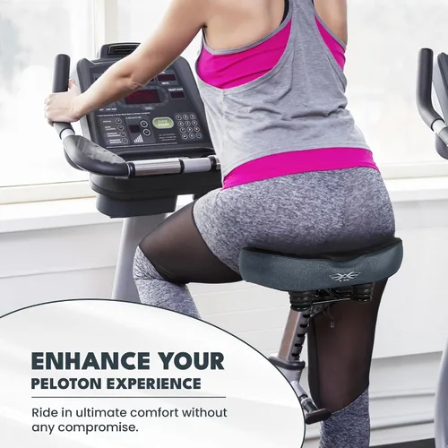 Miniatura 6 de X WING New-Age Noseless Bike Seat Cushion for Men & Women - Extra Padding & Wide - Suitable for City, Electric, Stationary Bikes - Compatible with