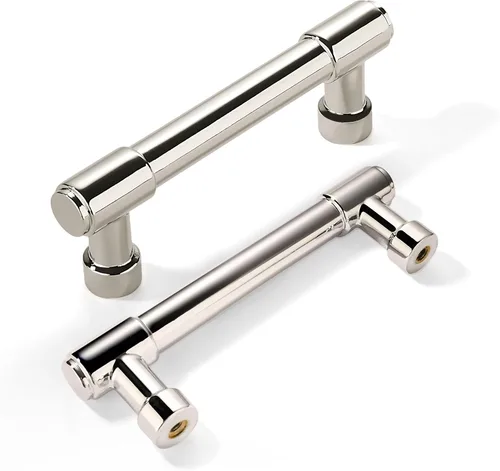 Miniatura 139 de khtumeware - Juego de 2 tiradores grandes para gabinete, diámetro 1-3/4 pulgadas, zinc resistente, para cajones, puertas y tocadores, color latón