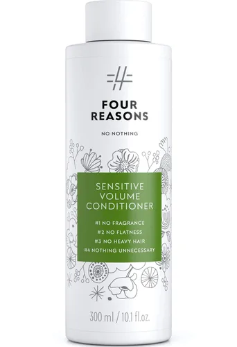 No Nothing Acondicionador de volumen, acondicionador voluminizador sin fragancia para cabello fino y cuero cabelludo sensible, acondicionador ligero