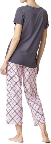 Miniatura 2 de HUE Women's Short Sleeve Tee and Skimmer Pajama Set