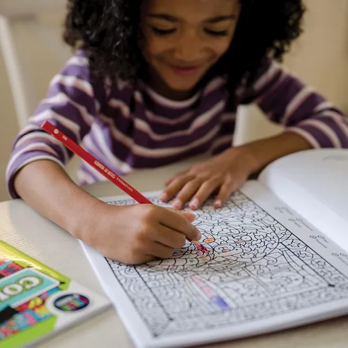 Miniatura 6 de MindWare Lápices de colores para niños y adultos, ideales como lápices de dibujo o suministros para el aula, juego de 36 lápices de colorear en un