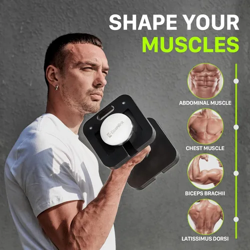 Miniatura 6 de Eisenlink Juego de mancuernas ajustables, 10-50/80 libras, incrementos de 5 libras, mancuernas cuadradas de bloqueo rápido para gimnasio en casa