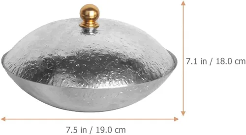 Miniatura 2 de Zerodeko Sartén japonesa Sukiyaki para wok de acero inoxidable con tapa, sartén a vapor, sartenes eléctricas chinas antiadherentes con tapas, sartén