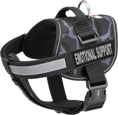 Miniatura 23 de Dogline Unimax - Arnés de chaleco multiusos Unimax para perros y 2 parches de soporte emocional extraíbles con respaldo de velcro