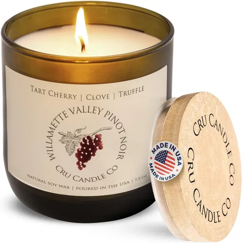 Miniatura 9 de Cru Wine - Velas perfumadas de vino – Napa Cabernet Sauvignon – Vela de combustión limpia, vela no tóxica, decoración de lujo, velas de cera de soja