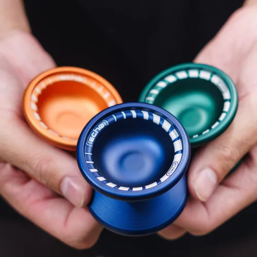 Miniatura 9 de Duncan Toys Echo 2 - Yoyó [azul], yoyó de nivel profesional que no responde, rodamiento cóncavo