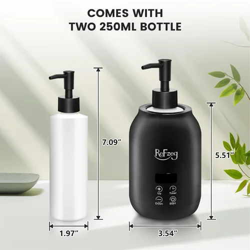 Miniatura 8 de Calentador de aceite de masaje, calentador digital profesional de loción eléctrica para spa, calentador de aceite portátil, crema calentada