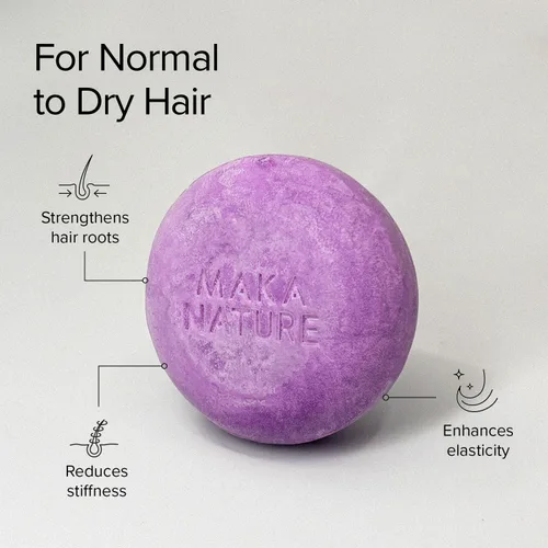 Miniatura 3 de Maka Nature - Barra de champú de lavanda para cabello normal a seco, barra de champú sólido hidratante para cabello suave, barra de champú coreano
