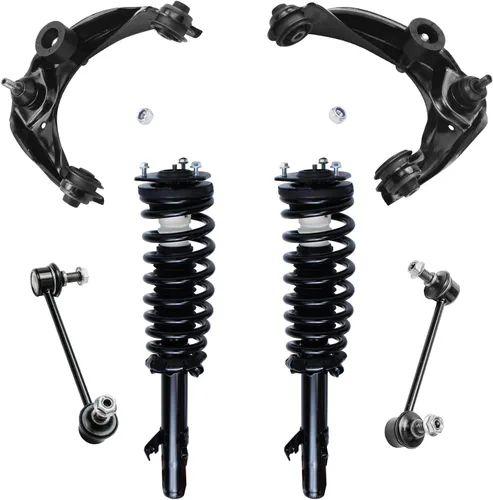 Miniatura 73 de Detroit Axle - Kit de brazos de control de extremo delantero 4WD para Ford 04-08 F-150, 06-08 Lincoln Mark LT, 4 extremos de barra de acoplamiento