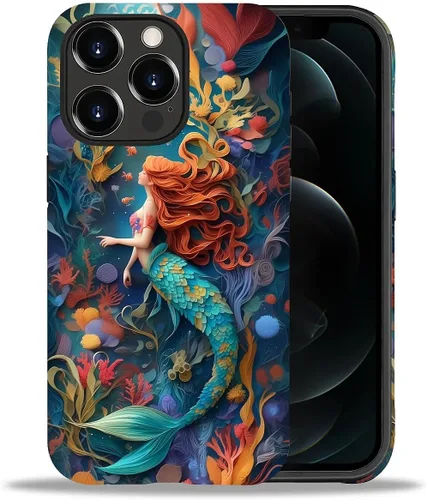 Miniatura 77 de DAIZAG Funda compatible con iPhone 11, hermoso color arena, patrón completo, carcasa rígida híbrida de plástico TPU + funda de protección