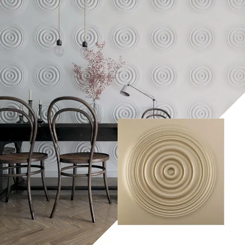 Miniatura 14 de Ekena Millwork 19 5/8 pulgadas de ancho x 19 5/8 pulgadas de alto, Shallow EnduraWall Panel decorativo de pared 3D, carbón
