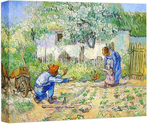 Miniatura 26 de ELITEART -Noche estrellada sobre el ródano por Vincent Van Gogh Giclée Art Canvas Prints- Tamaño del marco: 28 x 35 pulgadas